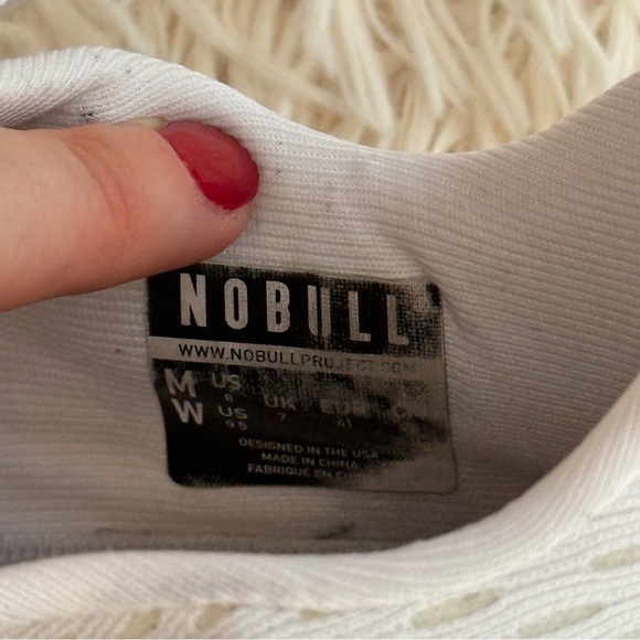 Nobull journey’s sneakers running athletic shoes mesh upper white SZ 9.5 - Picture 9 of 10